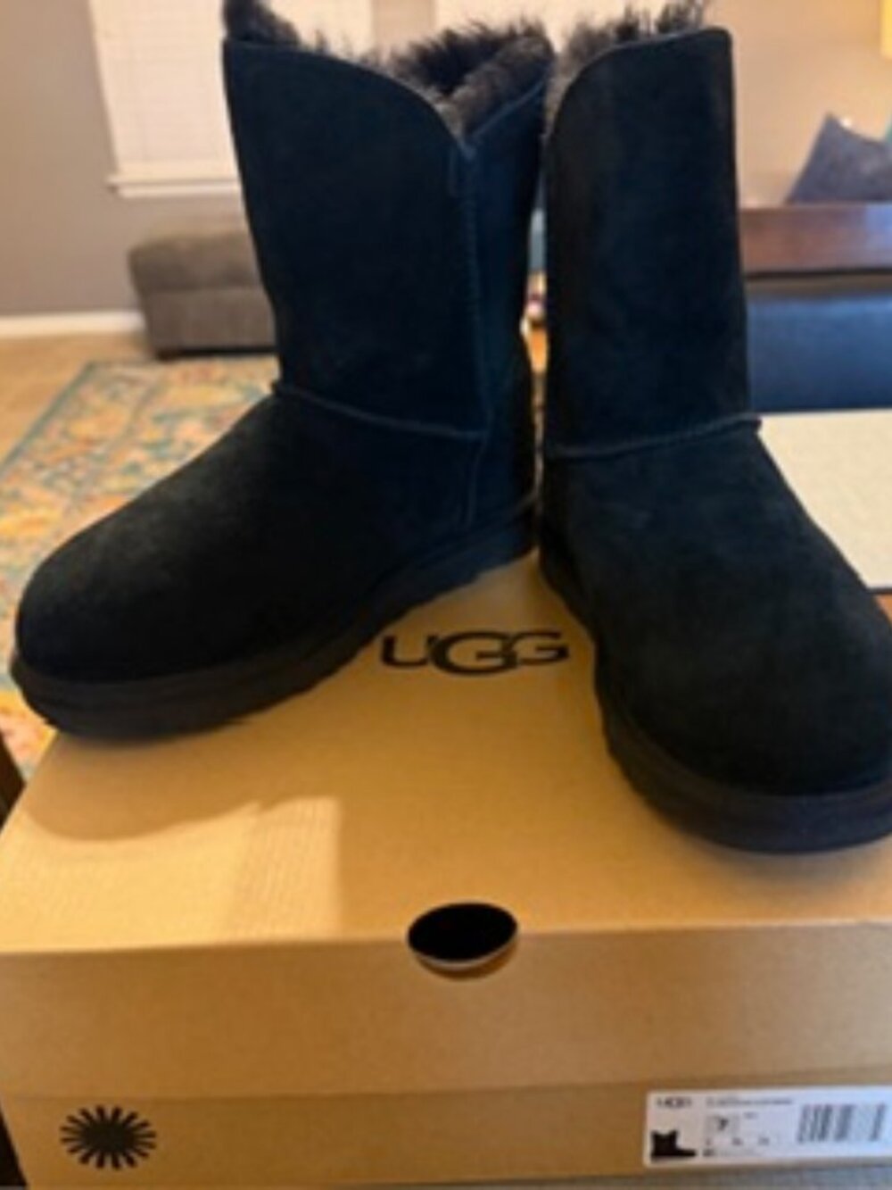 UGG Constantine Satin Ribbon Boots size 7